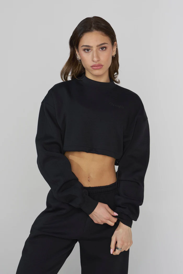 Black crop-Gymsis502