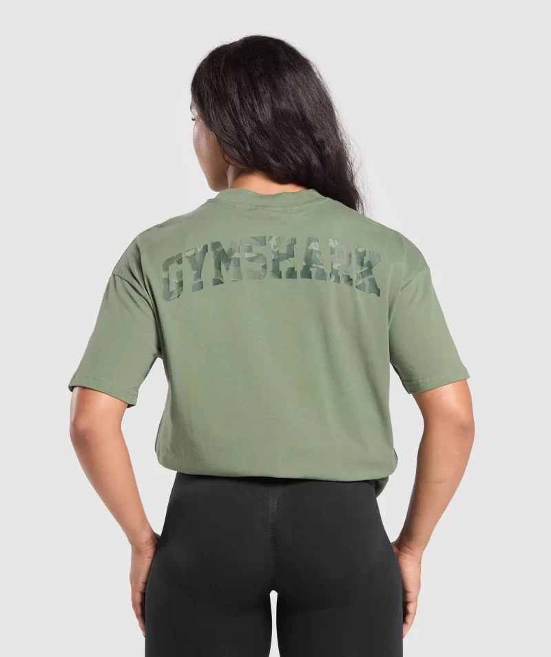 CAMO T SHIRT GREEN 2-Gymsis502