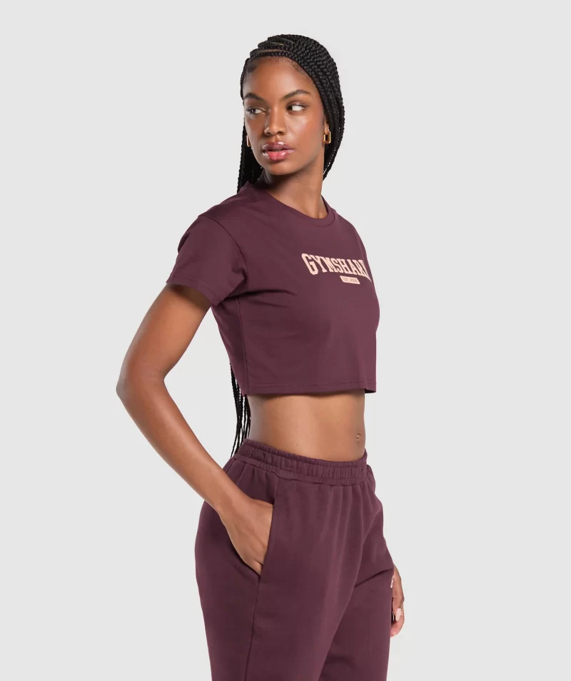 CROP LIFESTYLE PURPLE-Gymsis502