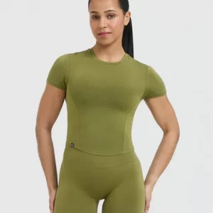 OLIVE T SHIRT-Gymsis502