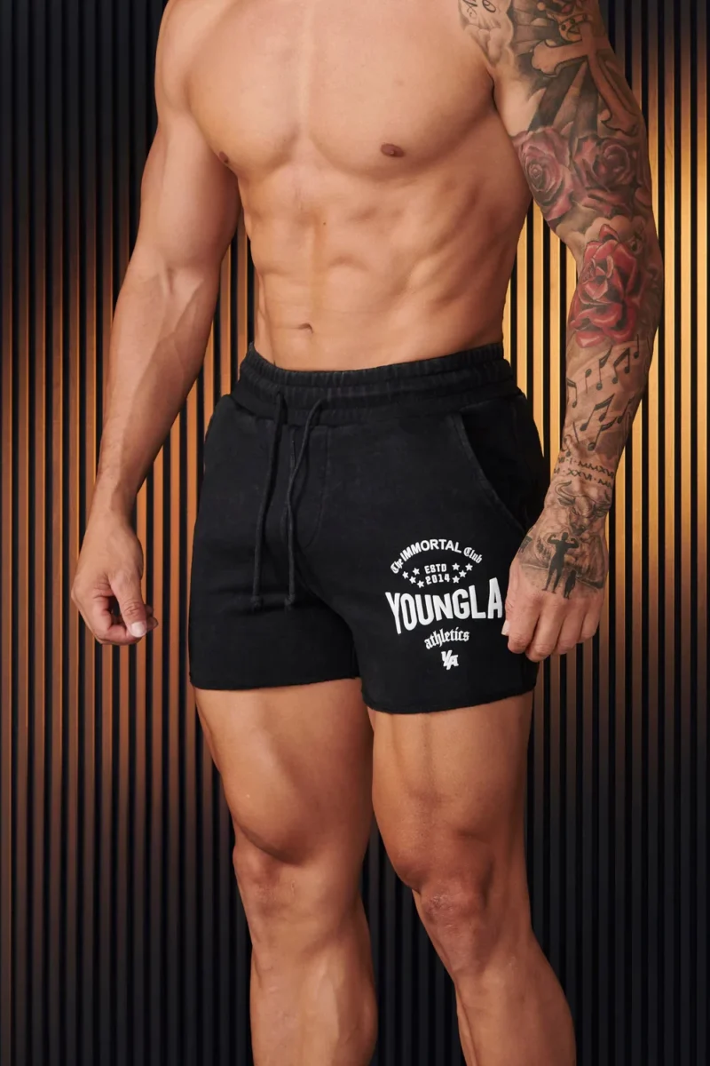 152 - Immortal Shorts BLACK-GYMSIS502