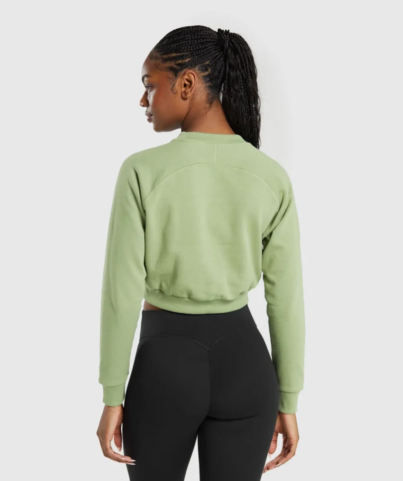 FLEECE CROPPED 2-GYMSIS502